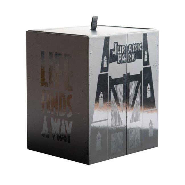 Jurassic Park Lampe mit USB-C-Anschluss, bernsteinfarben