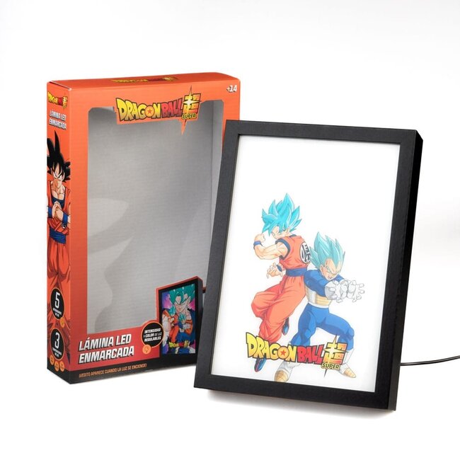 Dragon Ball Super gerahmter LED-Druck