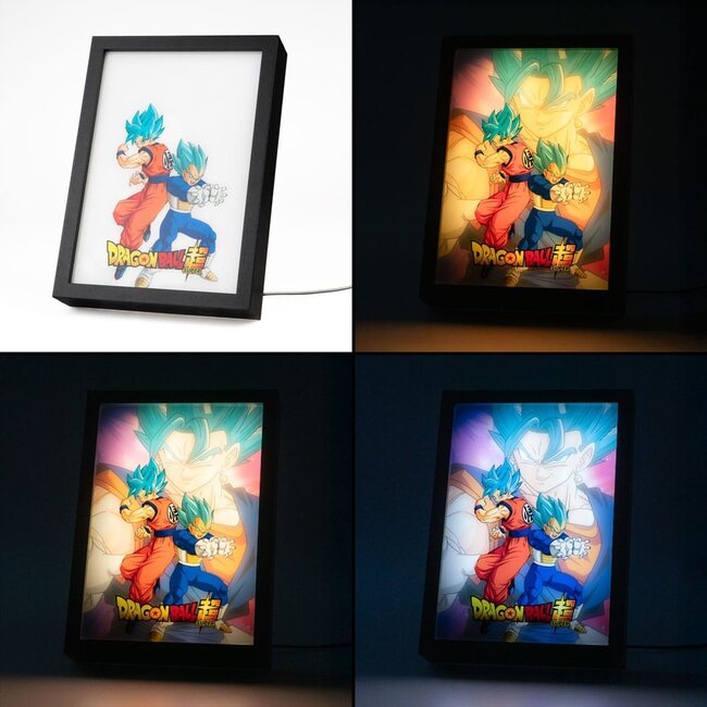 Dragon Ball Super gerahmter LED-Druck