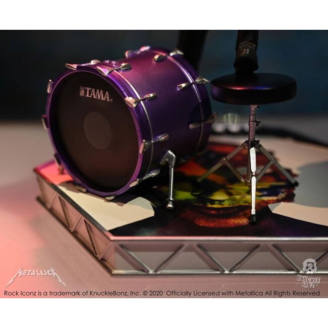 Metallica Rock Iconz Statue Lars Ulrich Limited Edition 22 cm