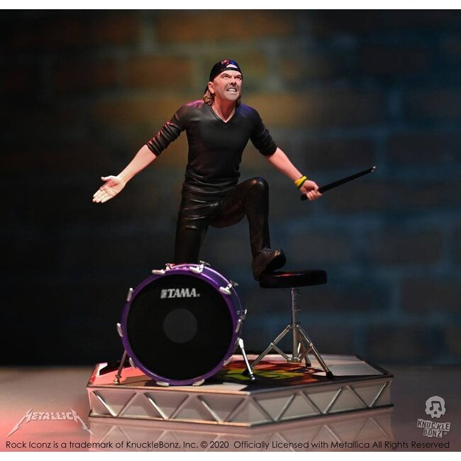 Metallica Rock Iconz Statue Lars Ulrich Limited Edition 22 cm