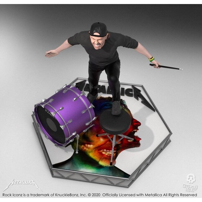 Metallica Rock Iconz Statue Lars Ulrich Limited Edition 22 cm