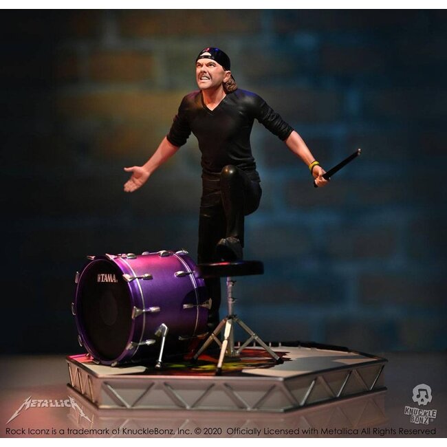 Metallica Rock Iconz Statue Lars Ulrich Limited Edition 22 cm