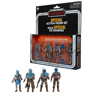 Hasbro Star Wars The Mandalorian Vintage Collection Action Figure 4-Pack Mandalorian Shriek-Hawk 10 cm