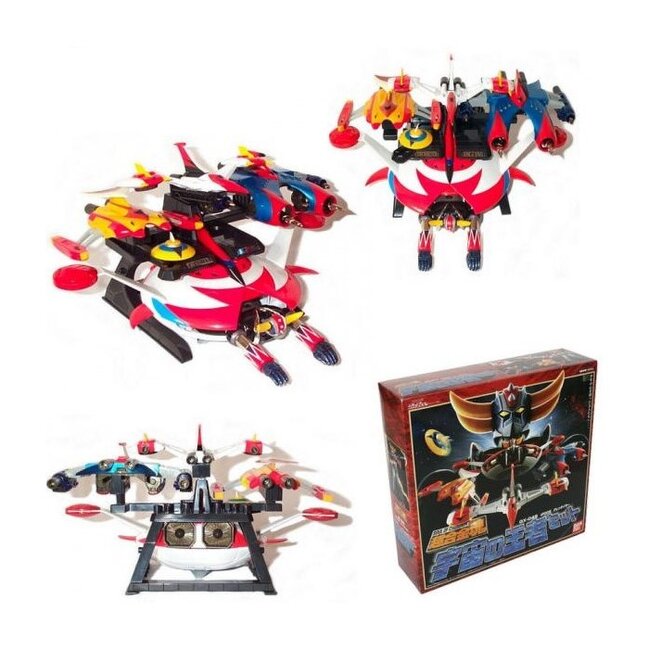 UFO Robo Grendizer Soul of Chogokin Action Figure GX-04S Grendizer & Spazer Set 18 cm