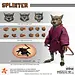 Mezco Toys Teenage Mutant Ninja Turtles One:12 Collective Action Figure 1/12 Splinter 17 cm