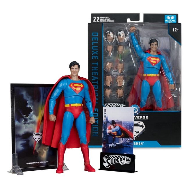 Superman (1978) DC Multiverse Deluxe Kinoedition Actionfigur Superman 19 cm