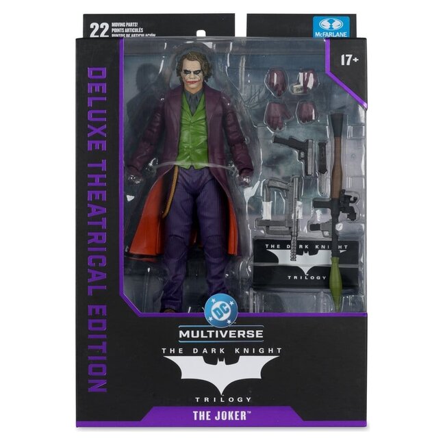 The Dark Knight DC Multiverse Deluxe Theatrical Edition Action Figure Joker 18 cm