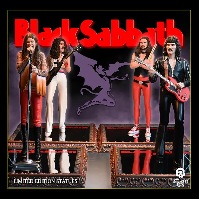 Black Sabbath Rock Iconz Statue 4er-Pack Sabotage Era 23 cm