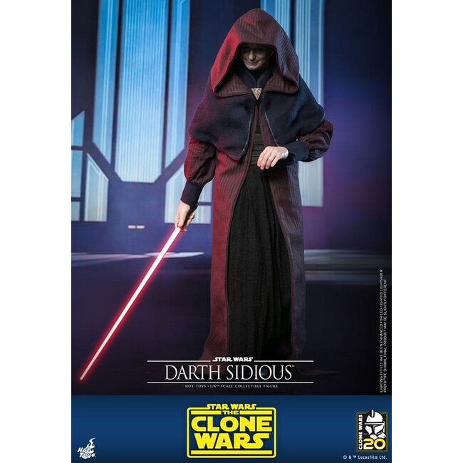 Star Wars: The Clone Wars Actionfigur 1/6 Darth Sidious 29 cm