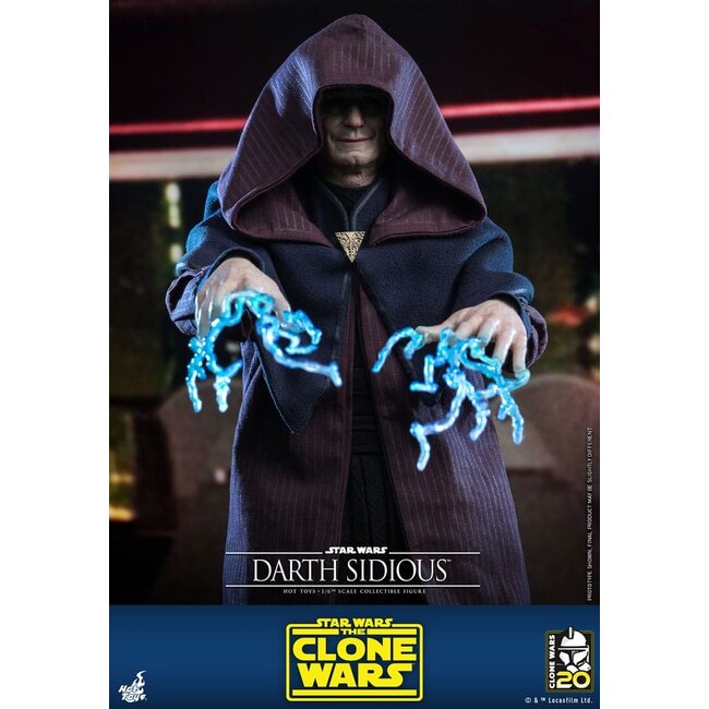 Star Wars: The Clone Wars Actionfigur 1/6 Darth Sidious 29 cm