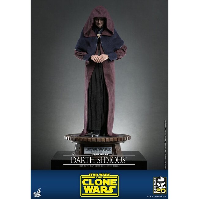 Star Wars: The Clone Wars Action Figure 1/6 Darth Sidious 29 cm