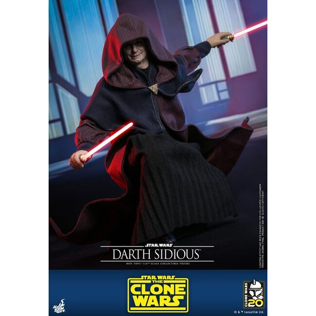 Star Wars: The Clone Wars Actionfigur 1/6 Darth Sidious 29 cm