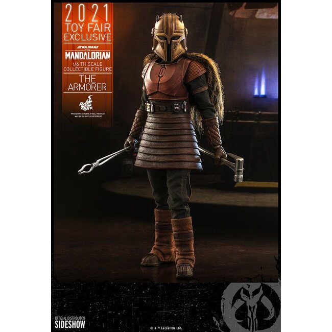 Star Wars The Mandalorian Actionfigur 1/6 Die Waffenschmiedin 2021 Exklusiv auf der Spielwarenmesse 29 cm