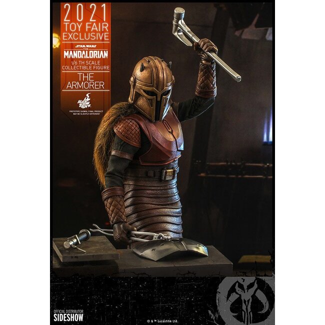 Star Wars The Mandalorian Action Figure 1/6 The Armorer 2021 Toy Fair Exclusive 29 cm