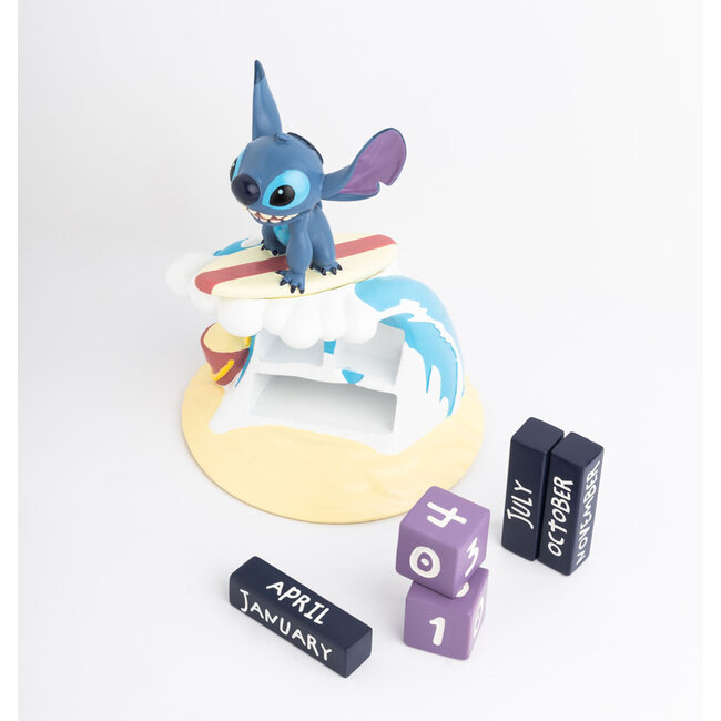 Stitch 3D Perpetual Calendar Surfer