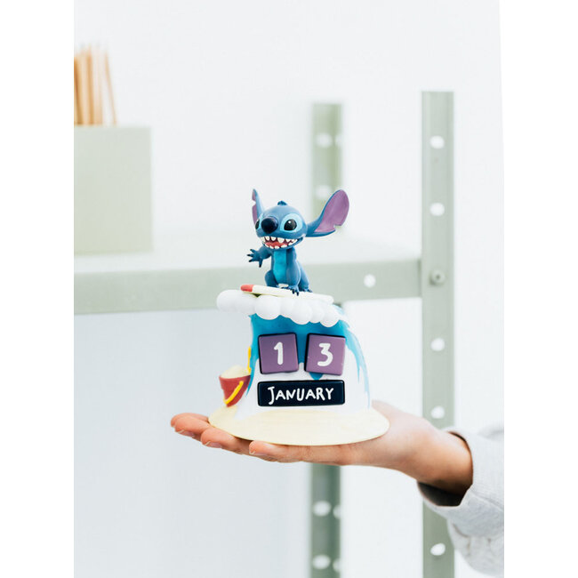 Stitch 3D Perpetual Calendar Surfer
