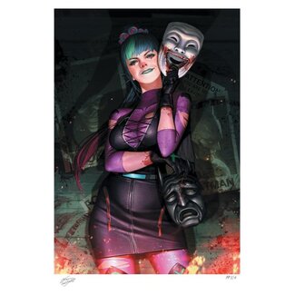 Sideshow Collectibles DC Comics Art Print Punchline (The Joker 80th Anniversary 100-Page Super Spectacular #1 (2020)) 61 x 46 cm - unframed