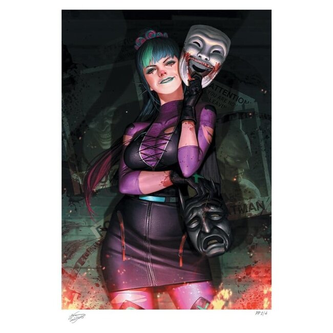 Sideshow Collectibles DC Comics Kunstdruck Punchline (The Joker 80th Anniversary 100-Page Super Spectacular #1 (2020)) 61 x 46 cm - ungerahmt