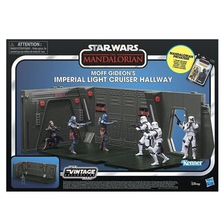 Hasbro Star Wars: The Mandalorian Vintage Collection Tantive IV Flur mit Mandalorianischer Freibeuterfigur 10 cm