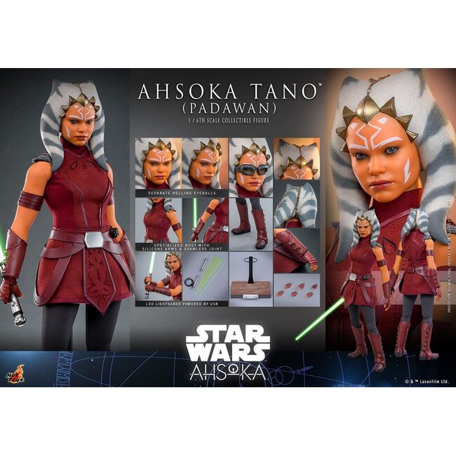 Star Wars: Ahsoka Actionfigur 1/6 Ahsoka Tano (Padawan) 27 cm