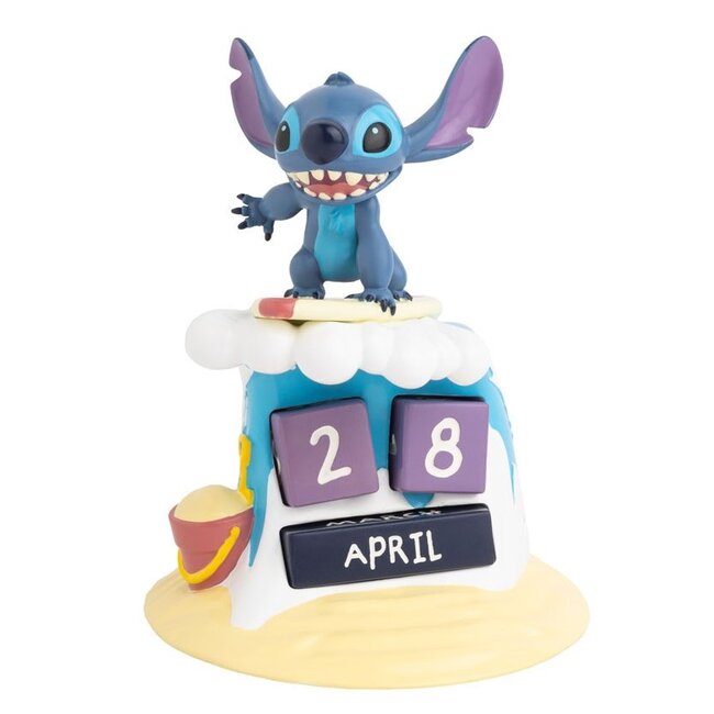 Stitch 3D Perpetual Calendar Surfer