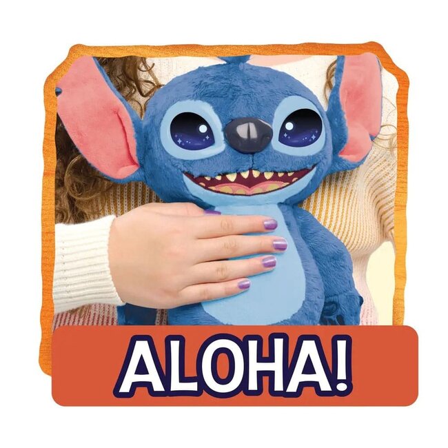 Lilo & Stitch Plüschfigur mit LCD-Effekten und Soundeffekten, The Many Mood Stitch, 36 cm
