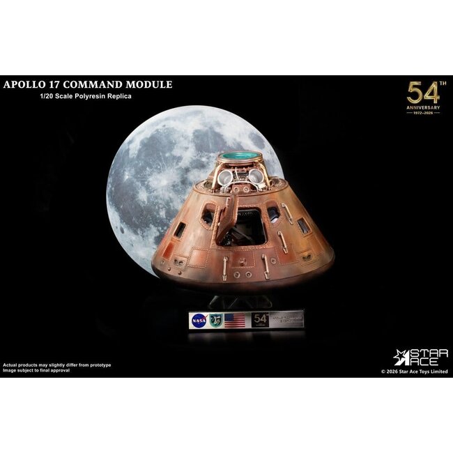 Apollo 17 Replica 1/20 Command Module 20 cm
