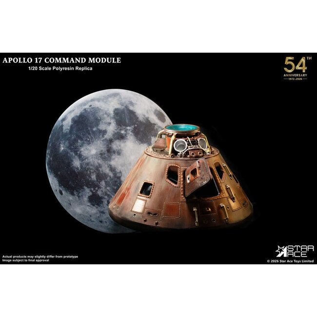 Apollo 17 Replica 1/20 Command Module 20 cm