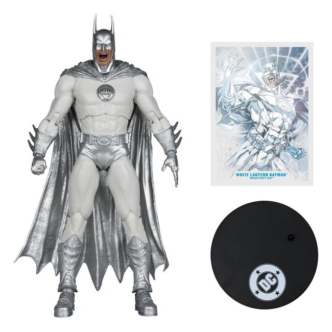 DC Multiverse Actionfigur White Lantern Batman (Brightest Day) (Red Platinum Edition) 18 cm
