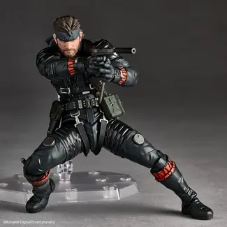 Kaiyodo Revoltech A.y. Metal Gear Solid Delta Naked Snake Sneaking Suit Ver Action Figure