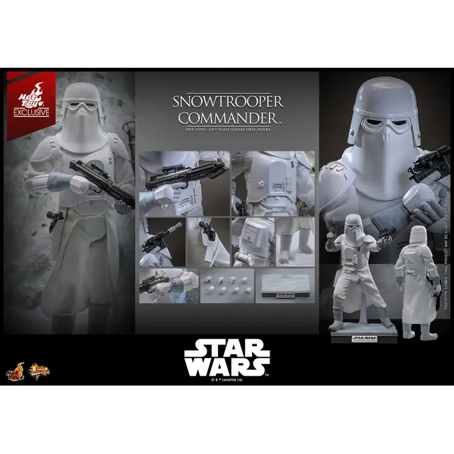 Star Wars V Action Figure 1/6 Snowtrooper Commander Hot Toys Exclusive 30 cm