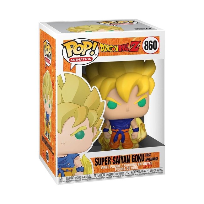 Dragon Ball Z POP! Animation Vinyl Figure SS Goku (First Appearance) 9 cm