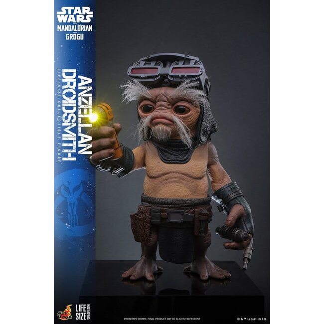 Star Wars: The Mandalorian & Grogu Lebensgroße Figur Anzellan Droidsmith 27 cm