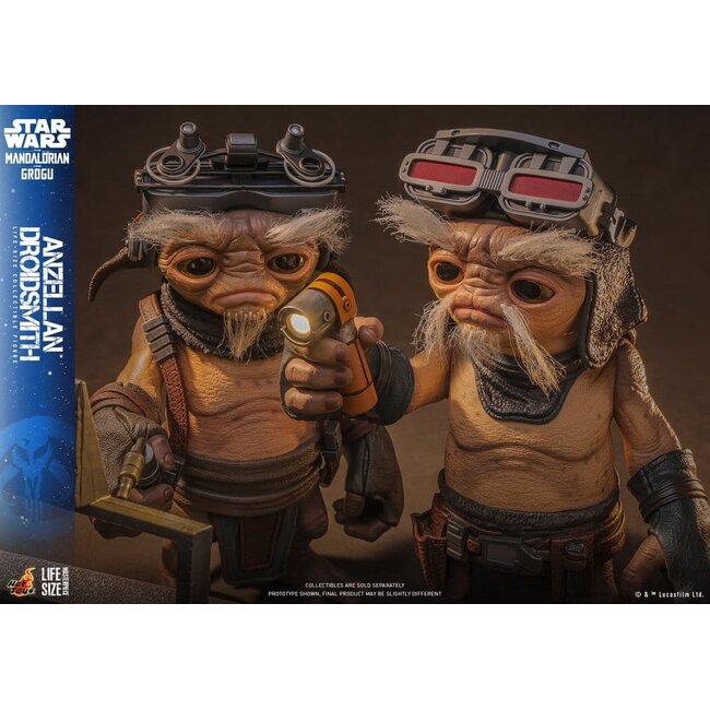 Star Wars: The Mandalorian & Grogu Life-Size Figure Anzellan Droidsmith 27 cm