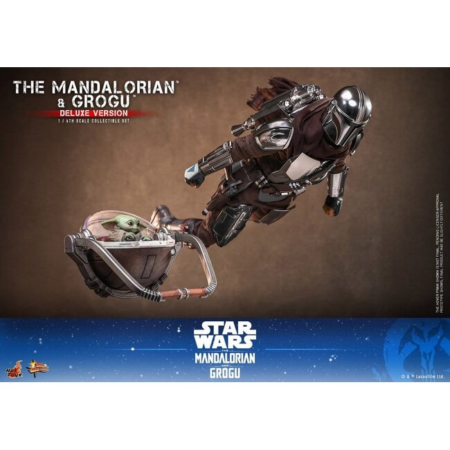 Star Wars: The Mandalorian & Grogu Movie Masterpiece Action Figure 1/6 The Mandalorian and Grogu (Deluxe Version) 31 cm