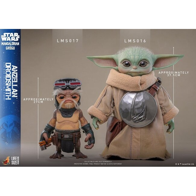 Star Wars: The Mandalorian & Grogu Life-Size Figure Anzellan Droidsmith 27 cm