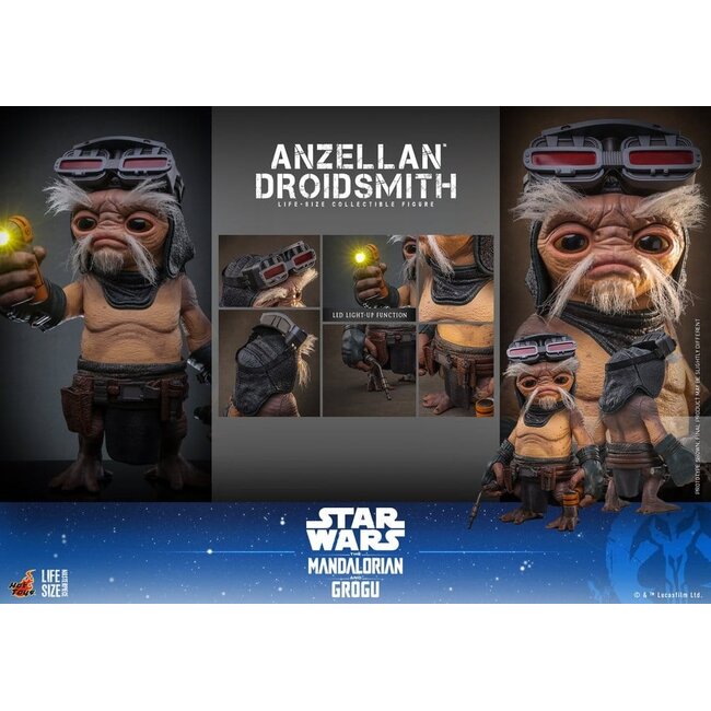 Star Wars: The Mandalorian & Grogu Lebensgroße Figur Anzellan Droidsmith 27 cm