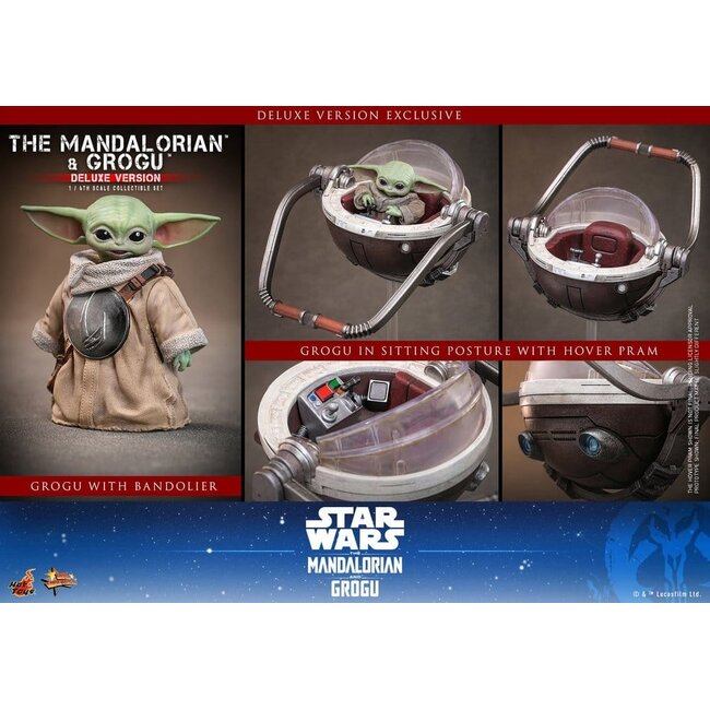 Star Wars: The Mandalorian & Grogu Movie Masterpiece Action Figure 1/6 The Mandalorian and Grogu (Deluxe Version) 31 cm