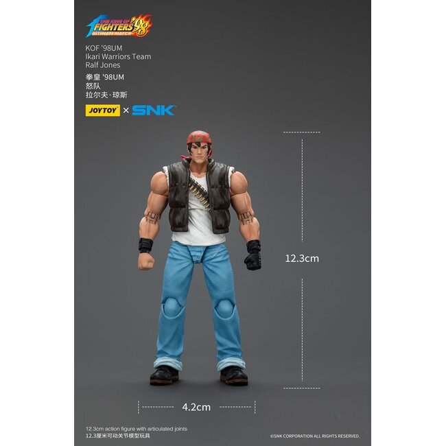The King Of Fighters '98 Actionfigur Heldenteam Ralf Jones 12 cm