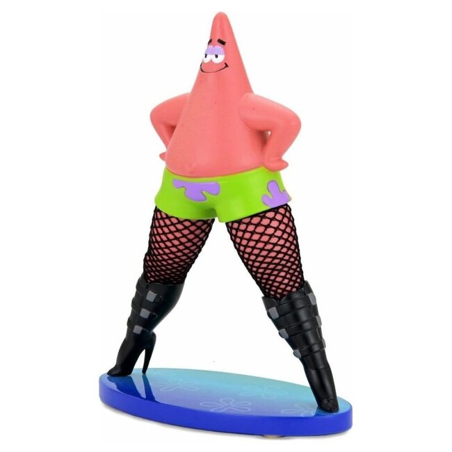SpongeBob Schwammkopf Goofy Goober Felsbildfigur Patrick Star in Netzstrümpfen 15 cm