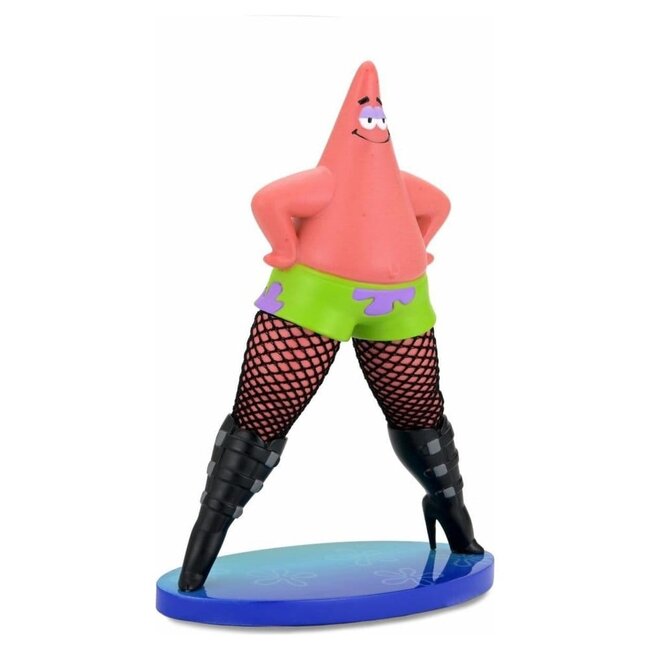 SpongeBob Schwammkopf Goofy Goober Felsbildfigur Patrick Star in Netzstrümpfen 15 cm
