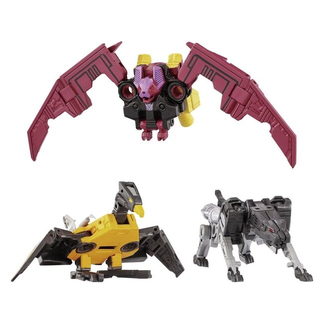 Transformers MPG Actionfiguren 3er-Pack MPG-22 Jaguar & Buzzsaw & Ratbat