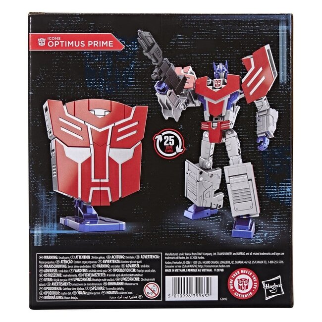 Transformers Icons Voyager Class Actionfigur Optimus Prime 17 cm