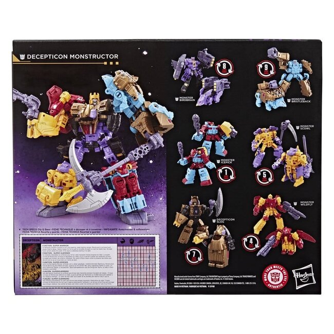 Transformers Age of the Primes Actionfigur Decepticon Monstructor 17 cm