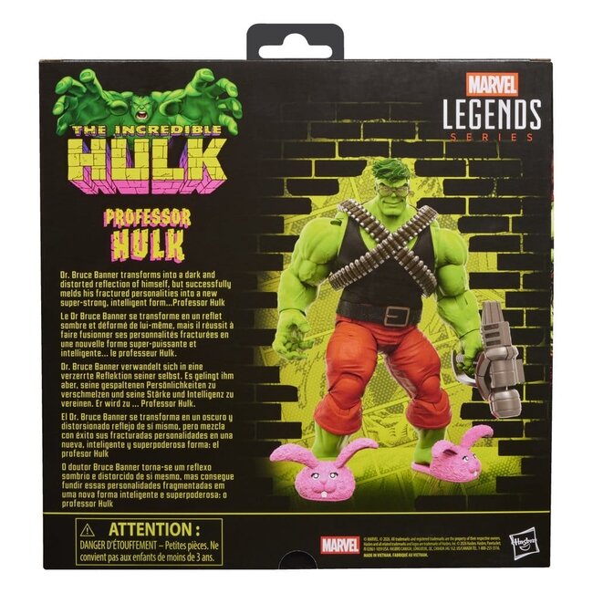 The Incredible Hulk Marvel Legends Action Figure Professor Hulk 15 cm