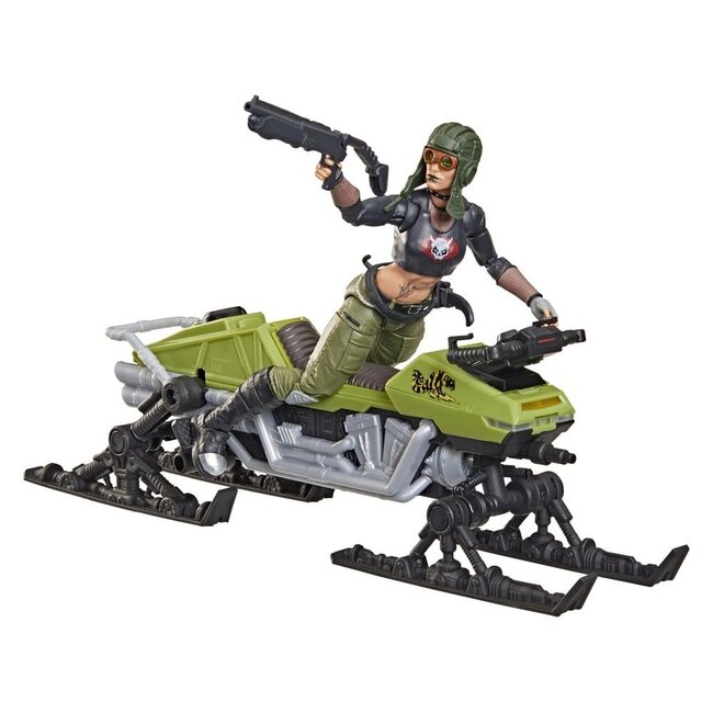 GI Joe Classified Series Actionfiguren- und Fahrzeugset Nr. 194 Zanya und Dreadnok Chameleon (Sumpfskifahrer) 15 cm