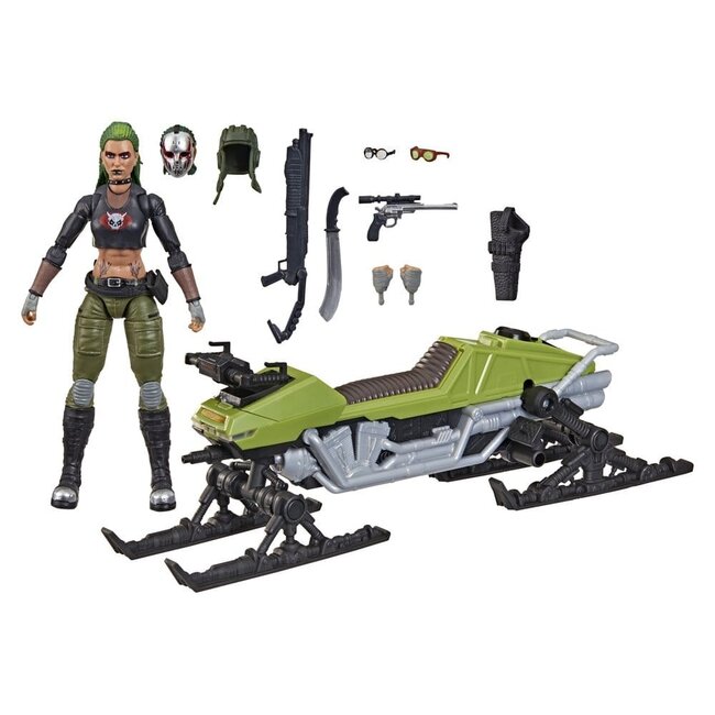 GI Joe Classified Series Actionfiguren- und Fahrzeugset Nr. 194 Zanya und Dreadnok Chameleon (Sumpfskifahrer) 15 cm