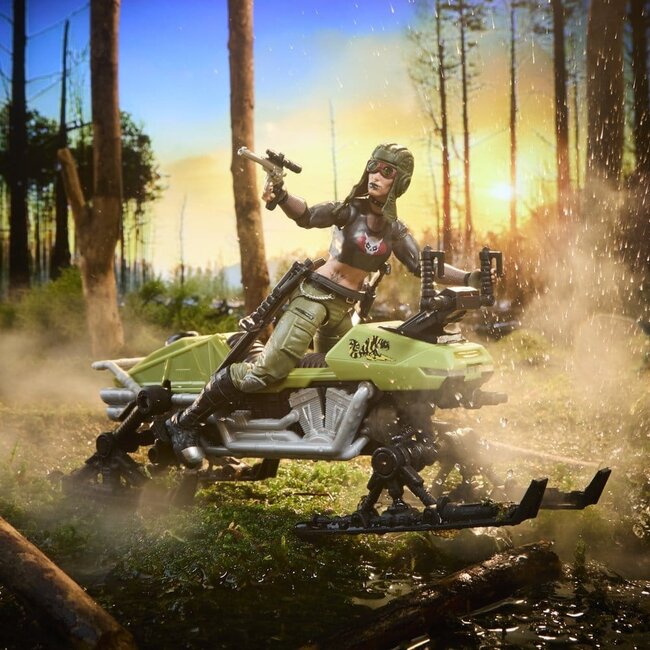 GI Joe Classified Series Actionfiguren- und Fahrzeugset Nr. 194 Zanya und Dreadnok Chameleon (Sumpfskifahrer) 15 cm