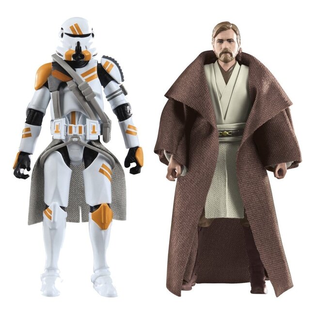Star Wars Episode III Vintage Collection Action Figure 2-Pack Obi-Wan Kenobi & Airborne Clone Trooper 10 cm